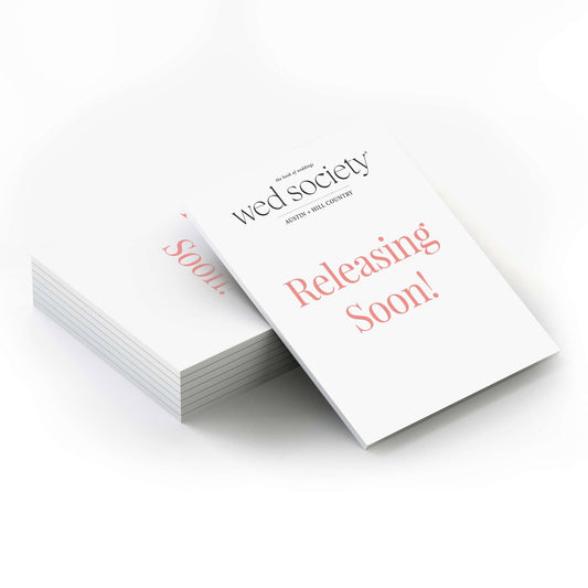 2026 Wed Society® Austin + Hill Country Book of Weddings (Bulk - 5 Magazines)