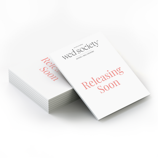 2025 Wed Society® Austin + Hill Country Book of Weddings (Bulk - 5 Magazines)