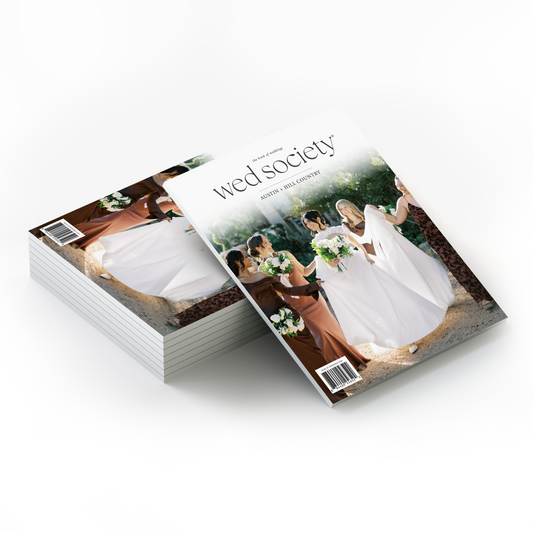 2026 Wed Society® Austin + Hill Country Book of Weddings (Bulk - 5 Magazines)