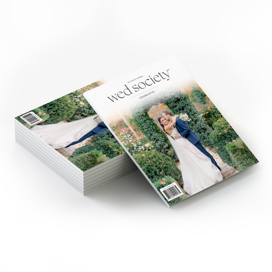 2026 Wed Society® Charlotte Book of Weddings (Bulk - 10 Magazines)