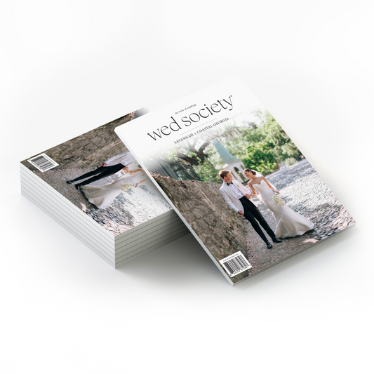 2026 Wed Society® Savannah + Coastal Georgia Book of Weddings (Bulk - 10 Magazines)