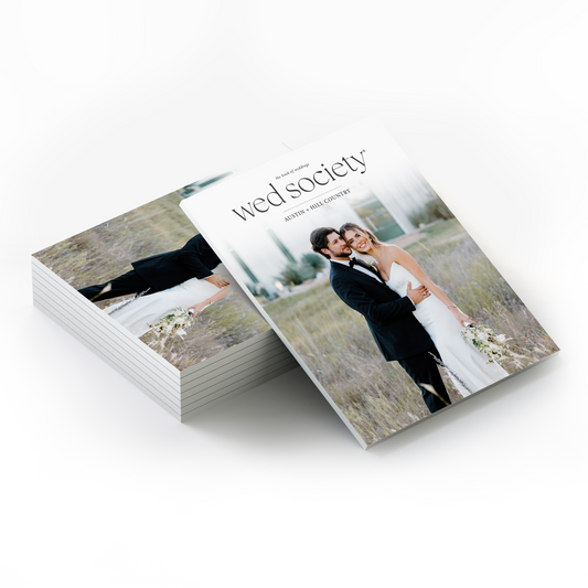 2025 Wed Society® Austin + Hill Country Book of Weddings (Bulk - 10 Magazines)
