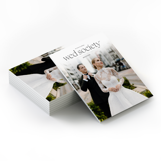 2025 Wed Society® Houston Book of Weddings (Bulk - 5 Magazines)