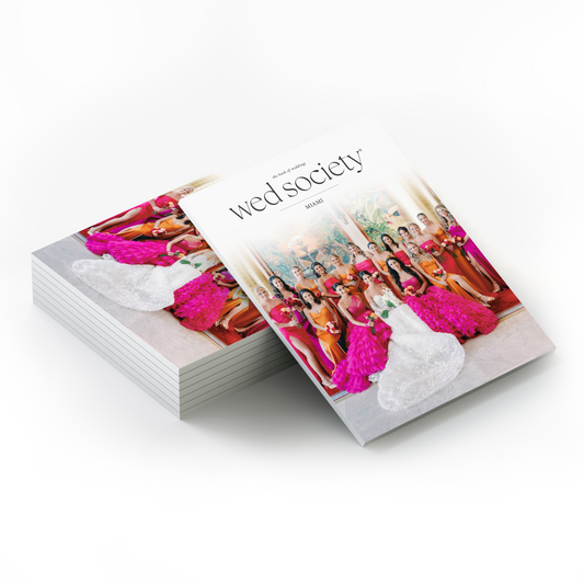 2025 Wed Society® Miami Book of Weddings (Bulk - 10 Magazines)